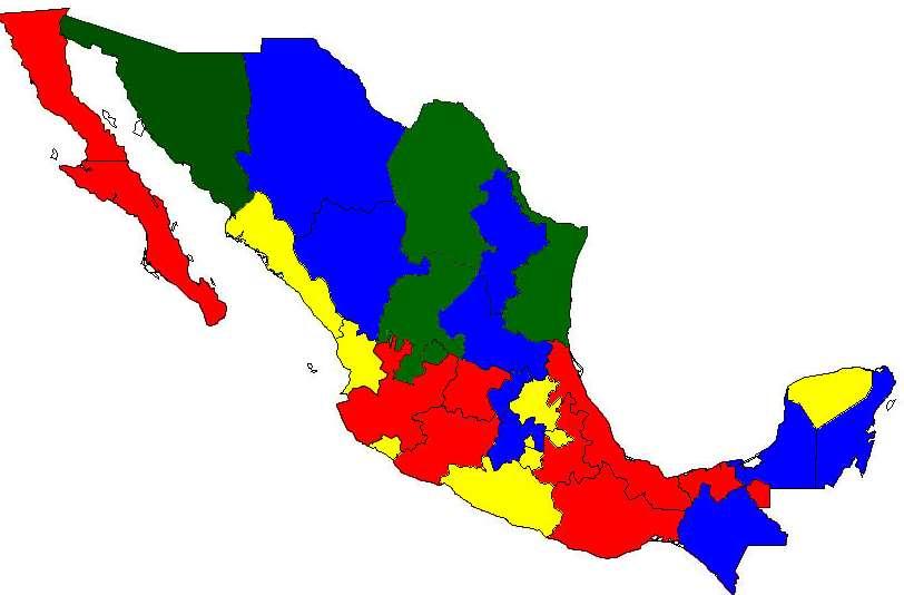 Desempeño por Entidad Geográficamente Sonora Coahuila Nuevo León