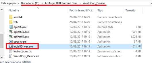 zip ) para descargar Amlogic USB Burning Tool.