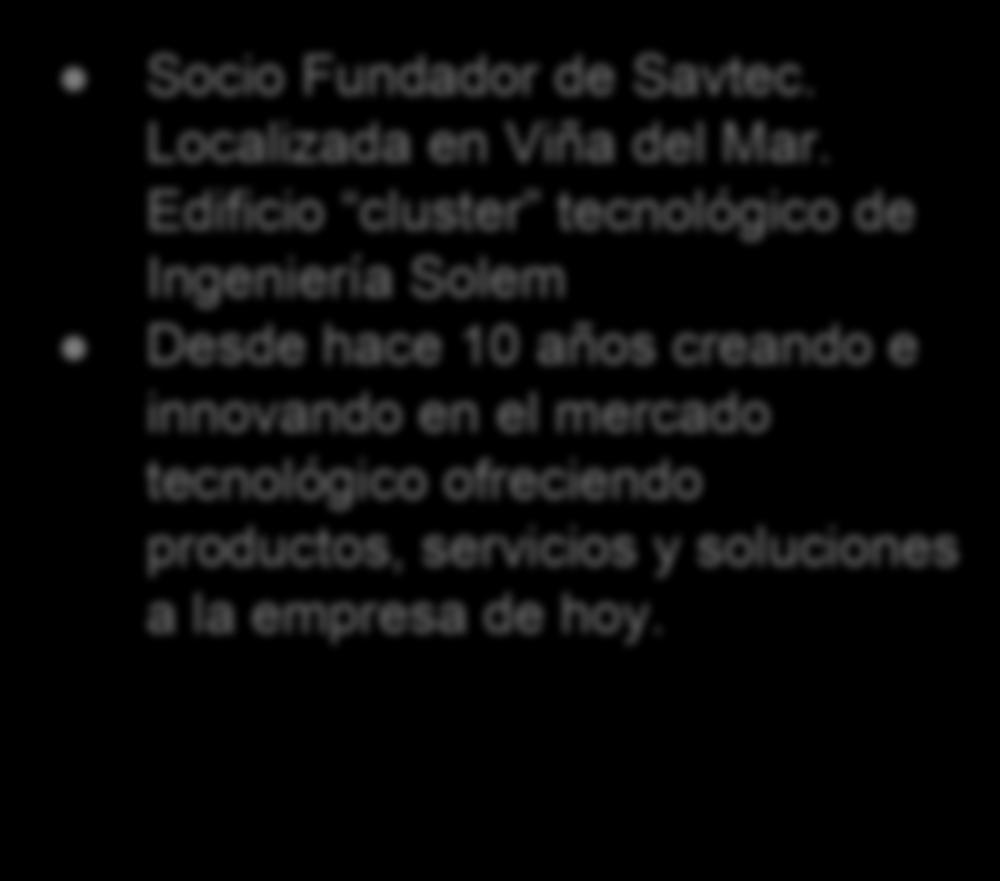 Rafael Sotomayor Brulé, SAVTEC Socio Fundador de Savtec.