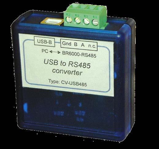 Accesorios para BR6000 y BR7000 Soluciones para la corrección del factor de potencia Accesorios: Conversor USB a