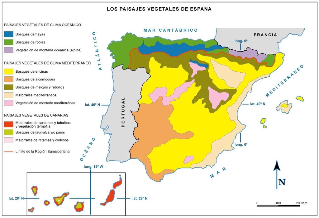 2. Consecuencias geográficas que se derivan de esta situación de España Contrastes