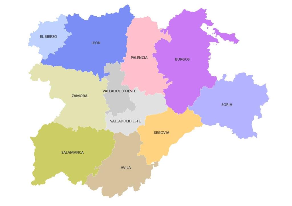 Anexo III Áreas de Salud de Castilla y León y Zonas Básicas de Salud LEÓN BURGOS 1- El Área de Salud de Ávila tiene como referencia el Complejo Asistencial de Ávila y comprende 23 Zonas Básicas de