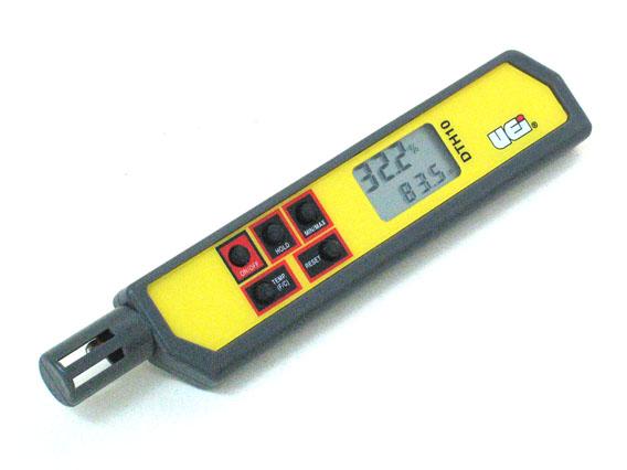 Termo-anemómetro: Con este anemómetro puede medir la velocidad y la temperatura del aire.