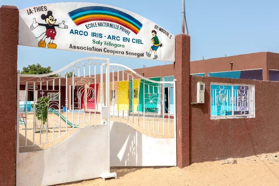 Primaria en la Escuela Infantil Arco Iris de Senegal.