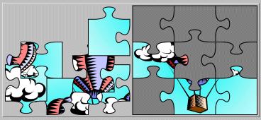 SOFTWARE DE APLICACIÓN Puzzles: son un tipo de actividad consistente en reconstruir un contenido, gráfico o textual, que inicialmente se presenta desordenado.