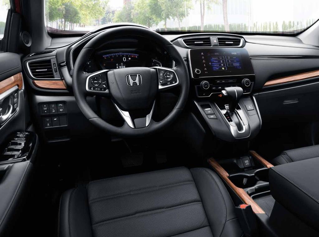 DISEÑO INTERIOR PAZ INTERIOR El interior del CR-V ha sido diseñado para potenciar la sensación de conexión entre tú y tu coche.