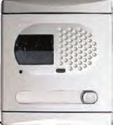 Comunicaciones secretas de audio, vídeo y apertura de puerta. Dimensiones: Exteriores: 134(Al) x 148(An) mm. Empotrado: 15(Al) x 140(An) x 56(P) mm.