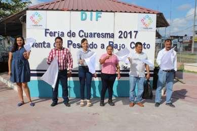 En apoyo a familias vulnerables y de escasos recursos del municipio de Candelaria, la presidenta del DIF Municipal Adelaida Huerta de Farías,