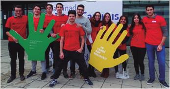 En el Colegio Liceo de Monjardín de Pamplona, un grupo de alumnos realizó un proyecto completo de formación, sensibilización y acción compartida a favor de los