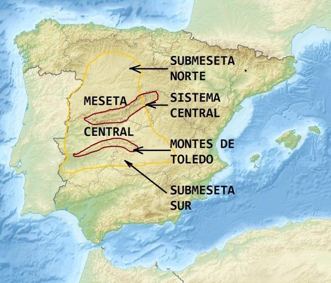 CEIP JUAN ABASCAL CIENCIAS SOCIALES LAS MONTAÑAS INTERIORES A LA MESETA Las montañas del interior de la Meseta son: el Sistema Central y los Montes de Toledo.