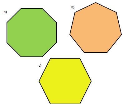 calcular la suma de los ángulos internos de cada uno de los siguientes polígonos 9.