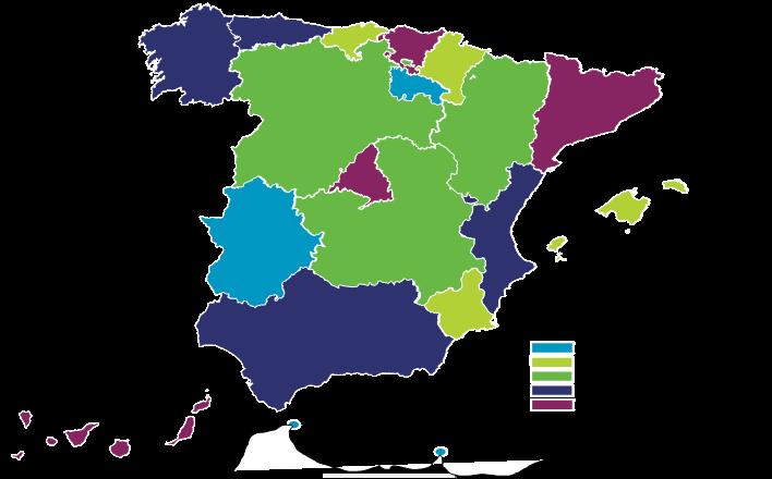 EL SECTOR TICC POR CCAA Tabla 32. Inversión del sector TIC y de los Contenidos en España. Evolución año 2011-2016 (porcentaje) % INVERSIÓN 2.011 2.012 2.013 2.014 2.015 2.