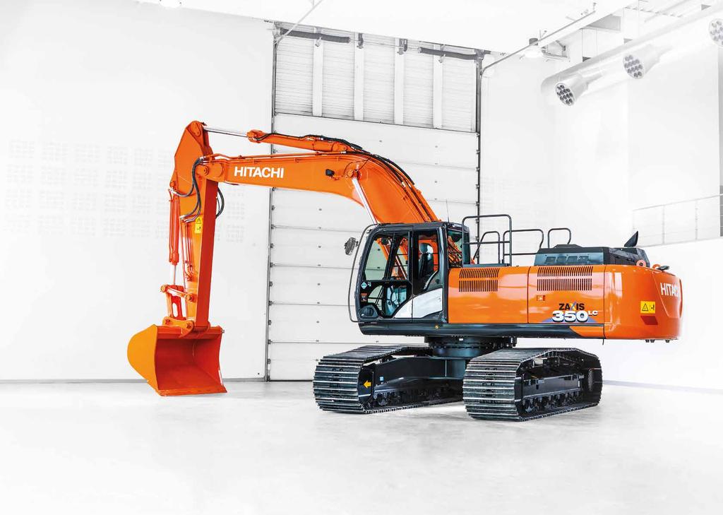 DEMANDA DE PERFECCIÓN La Hitachi ZX350LC-6 se ha desarrollado utilizando tecnología de vanguardia en la mayor fábrica de excavadoras de Japón.