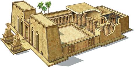 Con ella se realizaron inscripciones en las paredes de templos y tumbas y se redactaron los documentos oficiales en hojas de papiro.