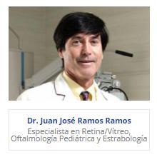 José Alberto Muiños, oftalmólogo cirujano formado en el prestigioso Instituto Barraquer. Dr.