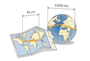 El concepto de escala. Todos los mapas están representados a una escala determinada, que permite efectuar medidas y conocer la distancia exacta entre los diferentes puntos del terreno.