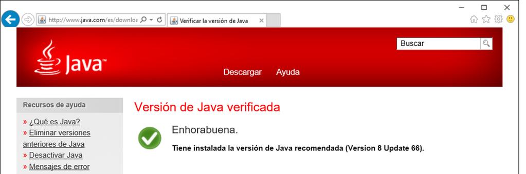 2.1. CLIENTE @FIRMA JAVA Para la versión Java del Cliente @Firma se recomienda utilizar Java 7u79 o superior.