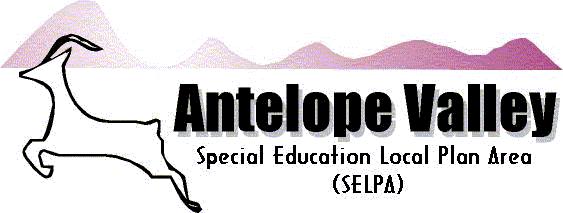 Plan del Área Local de Educación Especial (SELPA) del Valle del Antílope Aviso al Padre / Tutor / Sustituto de las Garantías Procesales Derechos de Educación Especial de Padre y Niños Bajo la Ley de