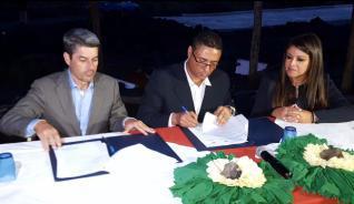 La firma de un convenio de colaboración permitirá la reconstrucción de unas instalaciones agrarias en la isla de Fogo El Cabildo colabora con Cabo Verde en la recuperación de la actividad