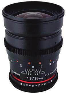 lente Límites de Distorsión Rokinon-Cine 24mm 1.5 Para Sensores Full-Frame T1.