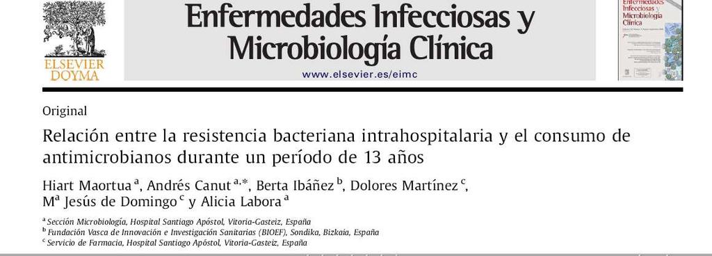 Enferm Infecc Microbiol