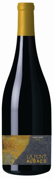 Vega Aixalà LA FONT DELS AUBACS 2012 (Pinot Noir) Analítica: Graduación alcohólica: 13,35 %vol Acidez total: 4,60 g/l Acidez volátil: : 0,42 g/l Diòxido de azufre total: 66 mg/l Fecha de embotellado: