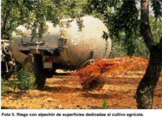 3. Gestión del alpechín Reto medioambiental: Gestión y recuperación de balsas Aplicación agrícola