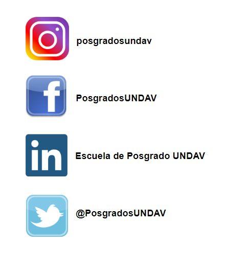INFORMES E INSCRIPCIÓN - ESCUELA DE POSGRADO posgrados@undav.edu.
