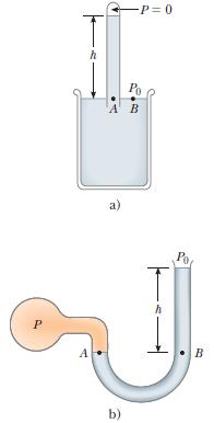 Mediciones de presión Un instrumento que se usa para medir la presión atmosférica es el barómetro común, inventado por Evangelista Torricelli (1608 1647).