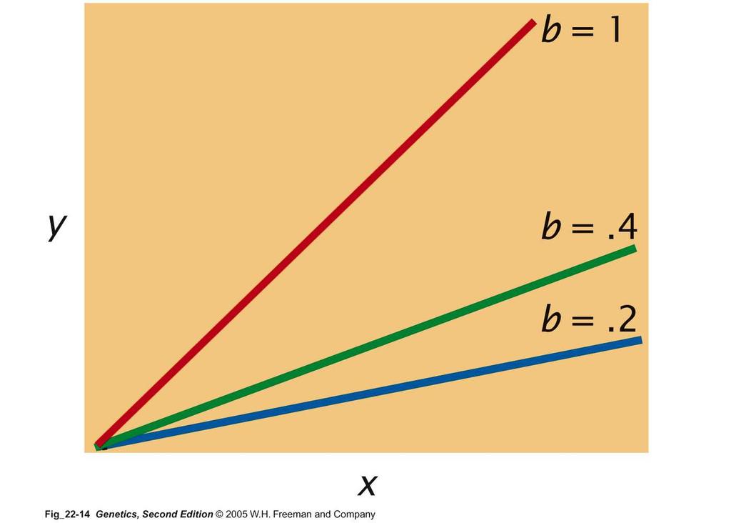 coeficiente de regresión (b) representa el cambio