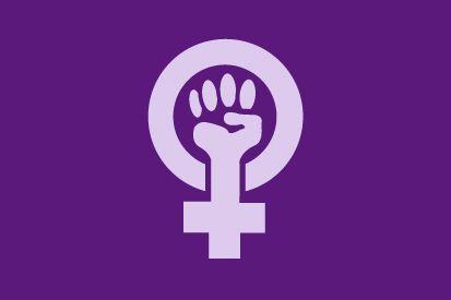 La fotografía escogida es el logo reconocido del feminismo.