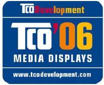 TCO 06 X-W19 tiene el honor de cumplir con la certificación líder de normas de calidad internacional TCO 06. Enhorabuena! El producto que acaba de adquirir lleva la etiqueta TCO 06 Media Displays.