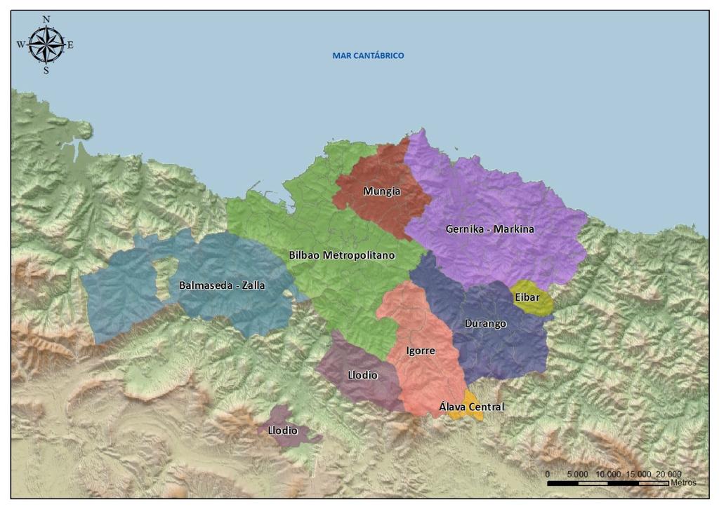 3. DESCRIPCIÓN DE LA ZONA 3.1. DIVISIÓN ADMINISTRATIVA Bizkaia está dividida en 112 municipios, existiendo diferentes clasificaciones supramunicipales.