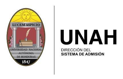 Universidad Nacional Autónoma de Honduras Vicerrectoría Académica Dirección de Sistema de Admisión Carrera de Arquitectura Estimado aspirante a la Carrera de Arquitectura A continuación le