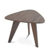 Console with metallic structure available with lid in oak, walnut, marble, lacquered or