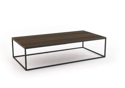 Support table with metal structure, available