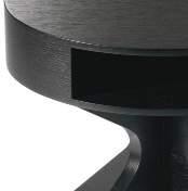 Metal base in stainless steel or lacquered. Tenu.