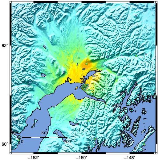 Anchorage experimentó sacudidas muy fuertes como consecuencia se este terremoto.