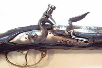 Rifle europeo de caza siglo XVIII de avancarga; sistema Tower de percusión o chispa; con cantonera; aplicaciones;