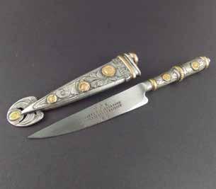 287. Miniatura de cuchillo criollo