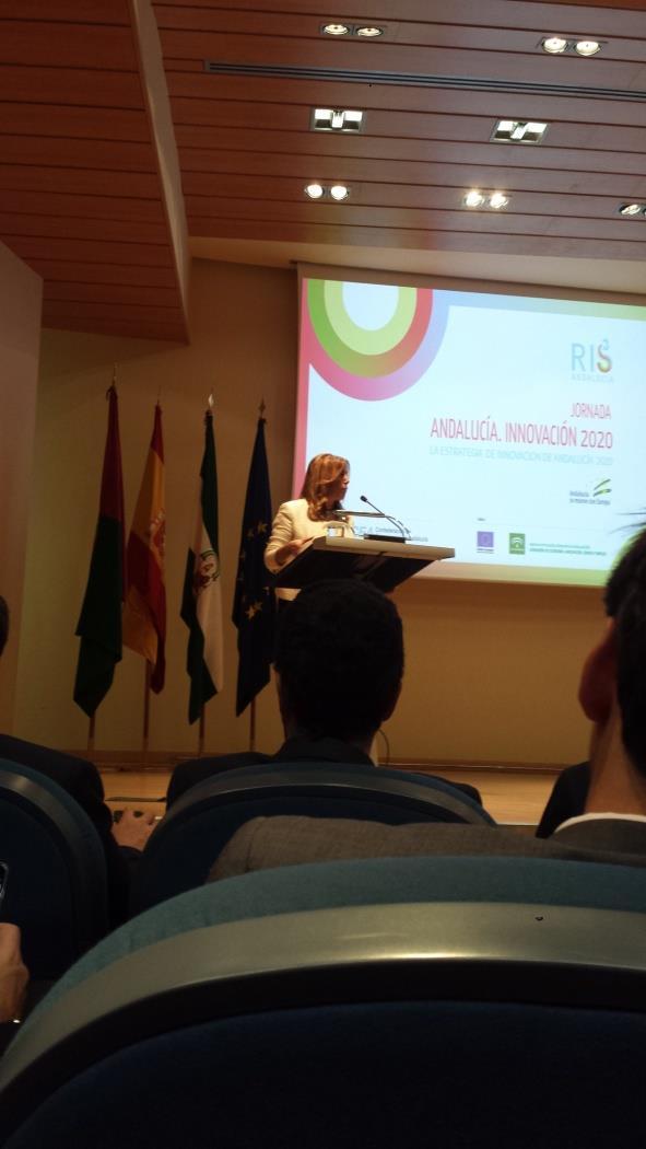 febrero de 2015 Presentación por la Presidenta del Gobierno andaluz