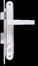 eadbolt and latch activated by the key Reversible latch for out swinging doors vailable with levers for interior or exterior doors vailable in single and double cylinder 20mm 25mm 35mm 45mm N Serie