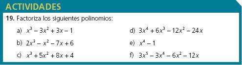 PÁGINA 37 SOLUCIONES 19. a) P(x) = x 3 3x + 3x 1. Aplicamos Ruffini intentando dividir por los divisores del término independiente, en nuestro caso 1 y -1.