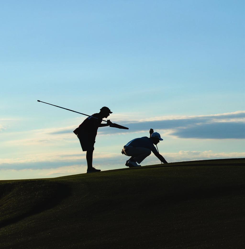 PRECISIÓN. El golf es un juego que requiere de una cierta mentalidad. Un juego en el que la precisión encuentra la recompensa.