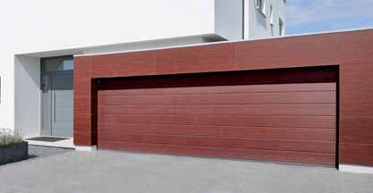 Puertas seccionales de garaje Las puertas de calidad de apertura vertical Las elegantes puertas seccionales automáticas de Hörmann abren verticalmente