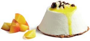 Individuales Individual Cakes Volcán de limón con crujiente de chocolate Lemon