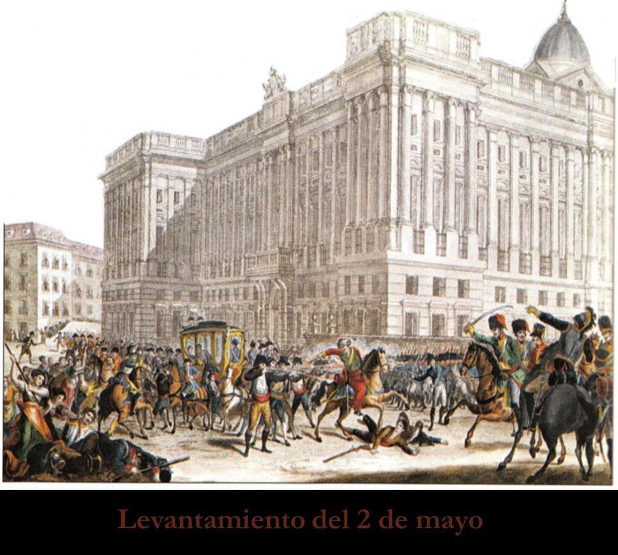 B) LAS ABDICACIONES DE BAYONA. La caída de Godoy y de Carlos IV y la elevación al trono de Fernando VII agravaron la crisis de la monarquía española.