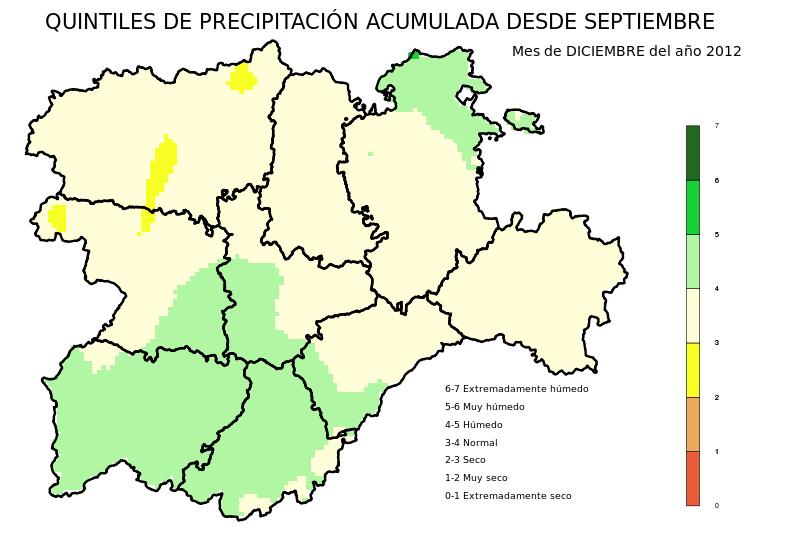 Información Climatológica Mensual de Castilla y León Diciembre 212 AEMET Prohibida su