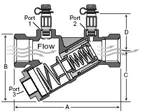MODELO YR El regulador AutoFlow está calibrado de fabrica para limitar automáticamente el flujo dentro del +/-5% del gasto especificado.