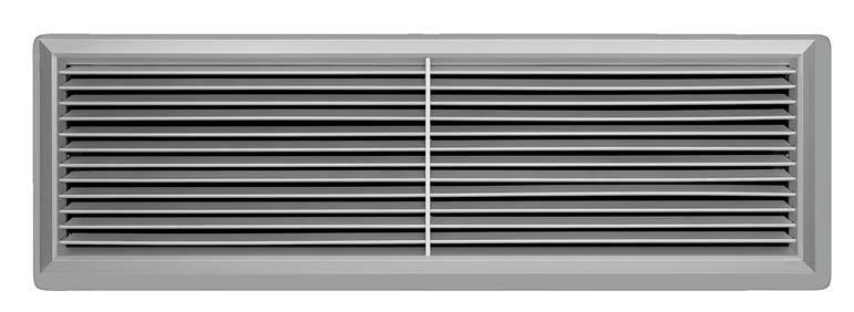 X X testregistrierung Rejillas de ventilación para instalación en pared, antepecho de ventana y conducto rectangular Serie Rejillas de ventilación fabricadas en aluminio con lamas horizontales